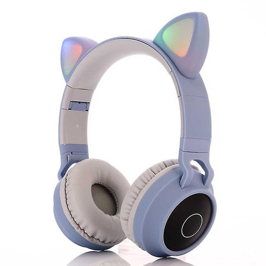 Cat Ear Bluetooth-Compatible Headphones