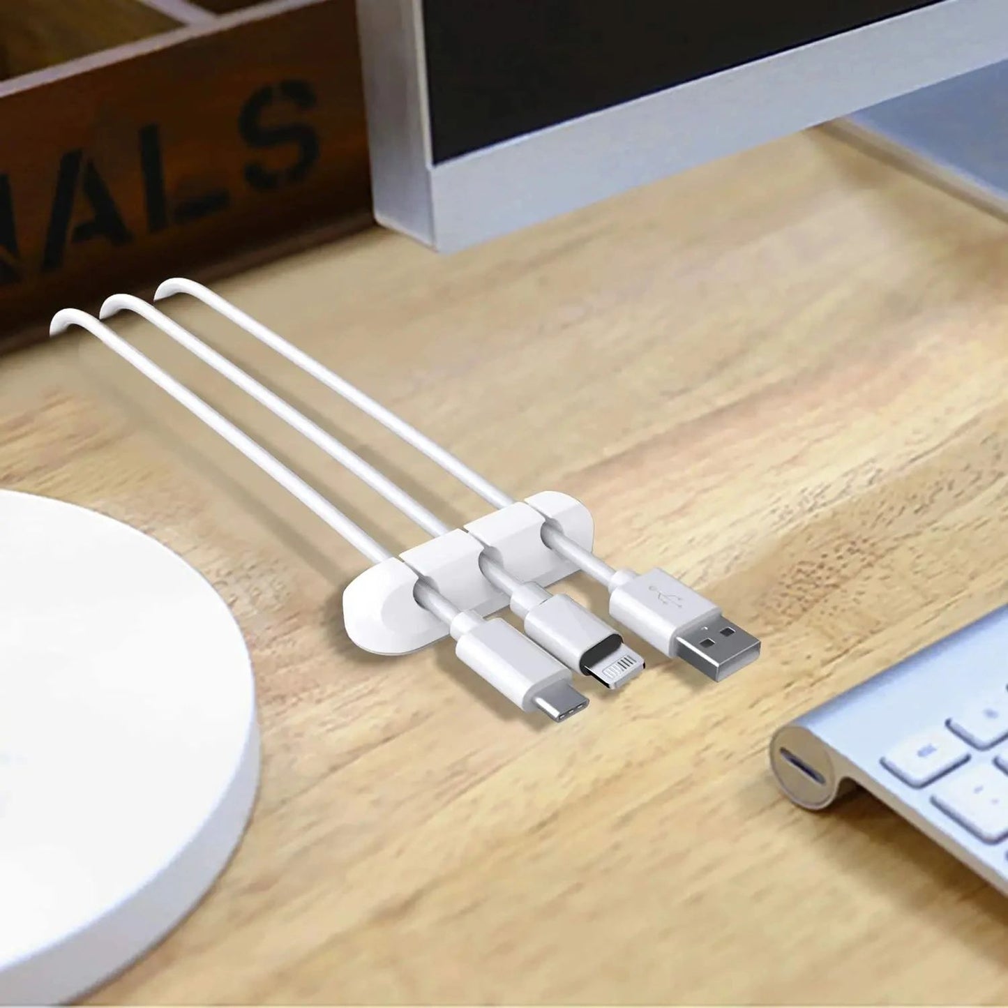 NNBILI Silicone USB Cable Organizer