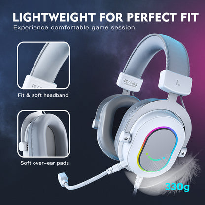 FIFINE RGB Gaming Headset