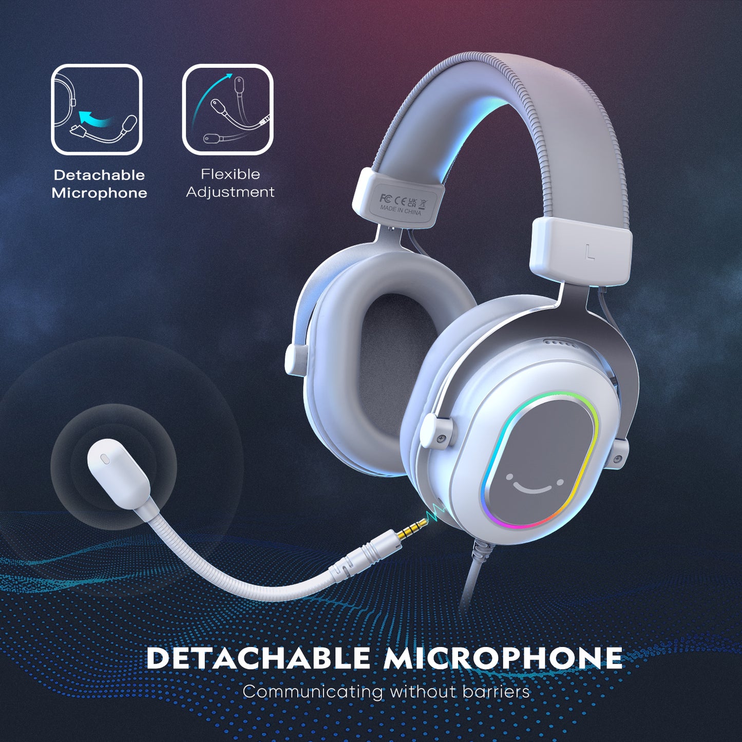 FIFINE RGB Gaming Headset