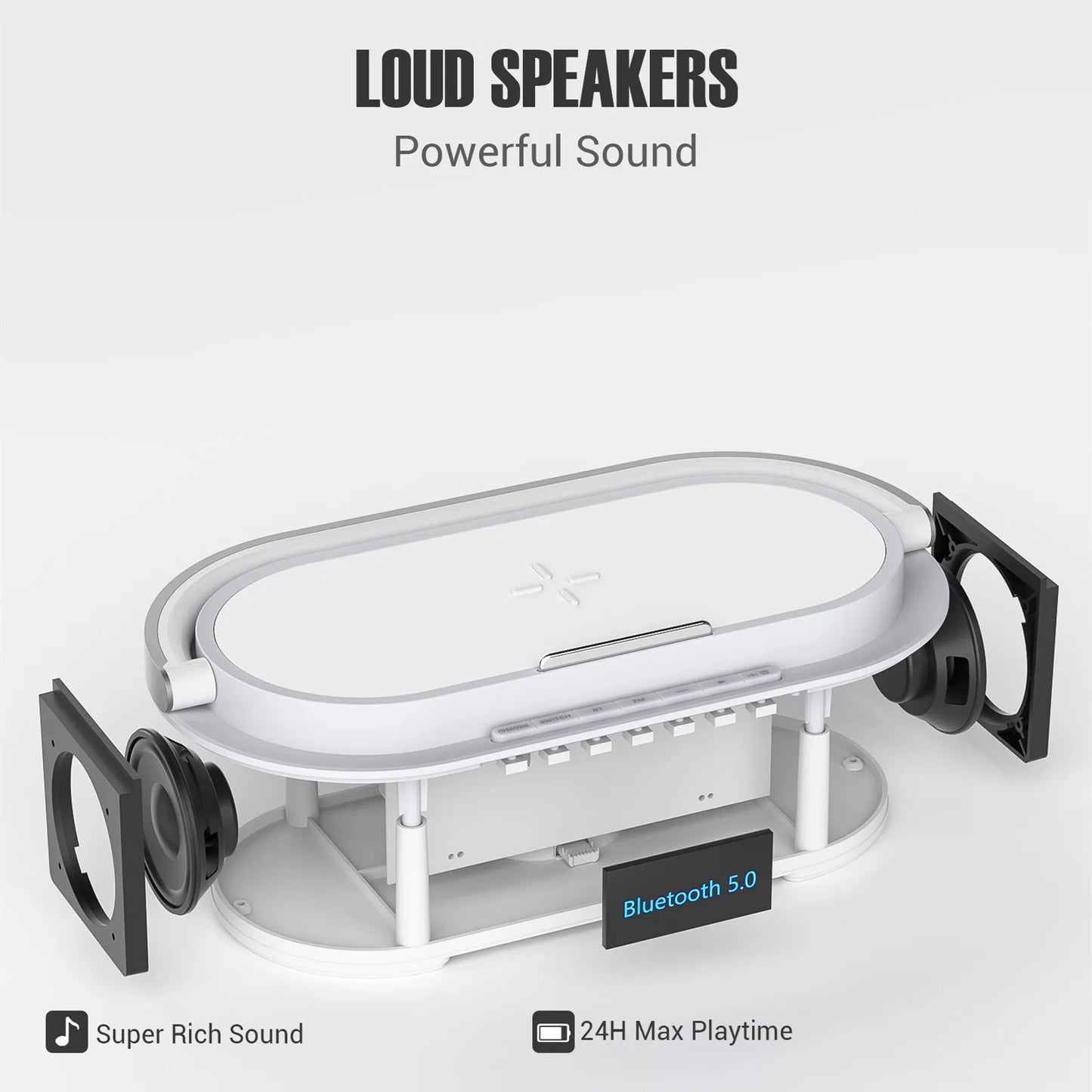 Portable Digital Bluetooth Speaker & Radio