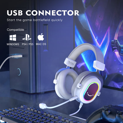 FIFINE RGB Gaming Headset