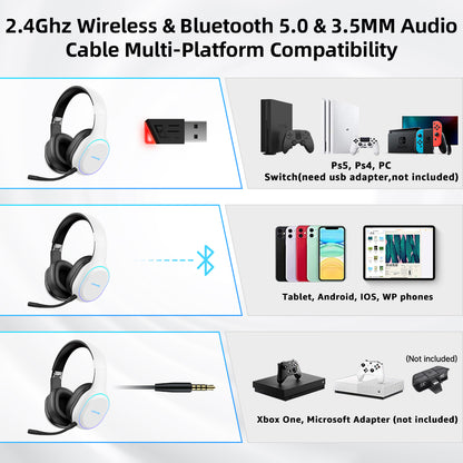 KOFIRE Bluetooth Gaming Headset