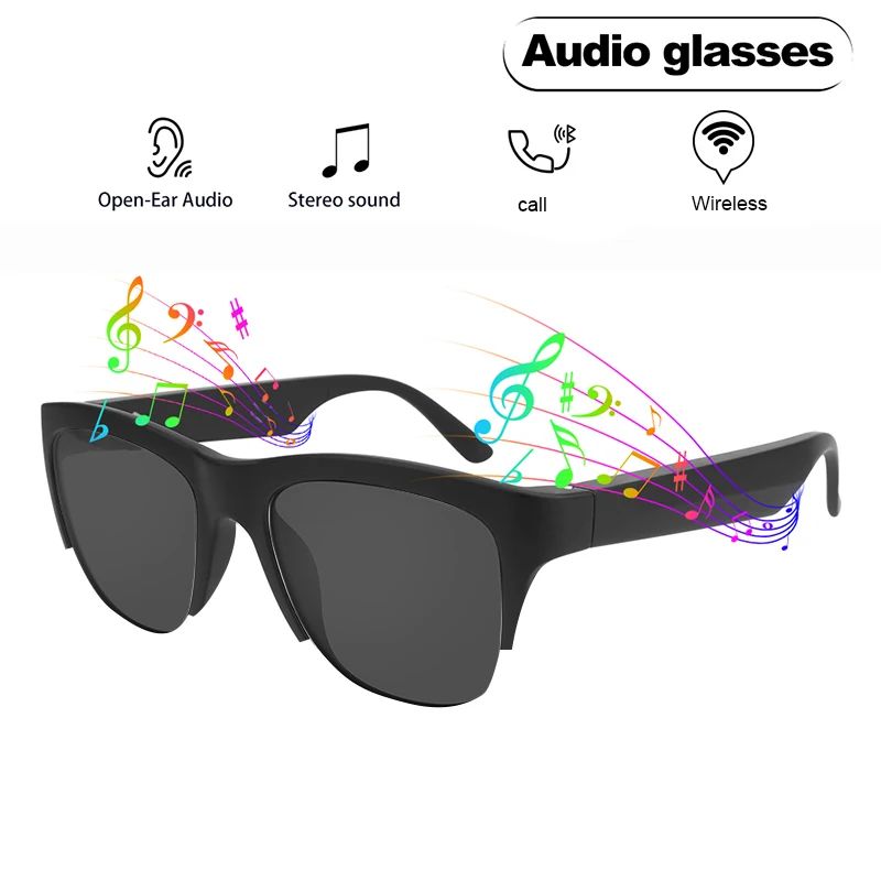 Bluetooth Built-in Microphone Speakers Sunglasses
